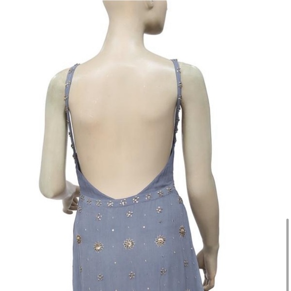 Free People Beaded Beauty Deep Maxi Dress - Picture 7 of 7